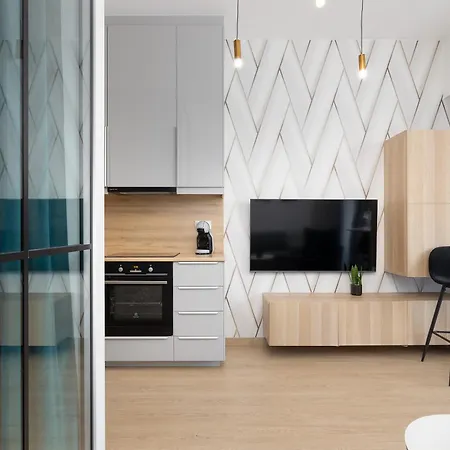 Modern With Swimming Pool In Hanza Tower By Renters Apartment Szczecin